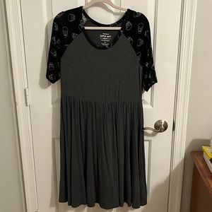 Torrid Super Soft Dress Skull Size 1